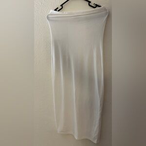 Forever 21 Strapless White Dress